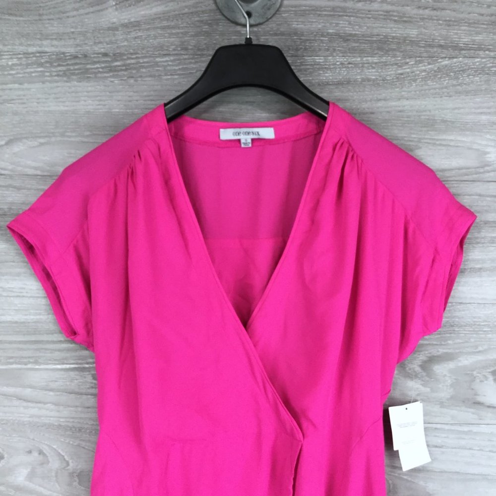 One One Six Waist Tie Wrap Style Mini Dress - Picture 2 of 5
